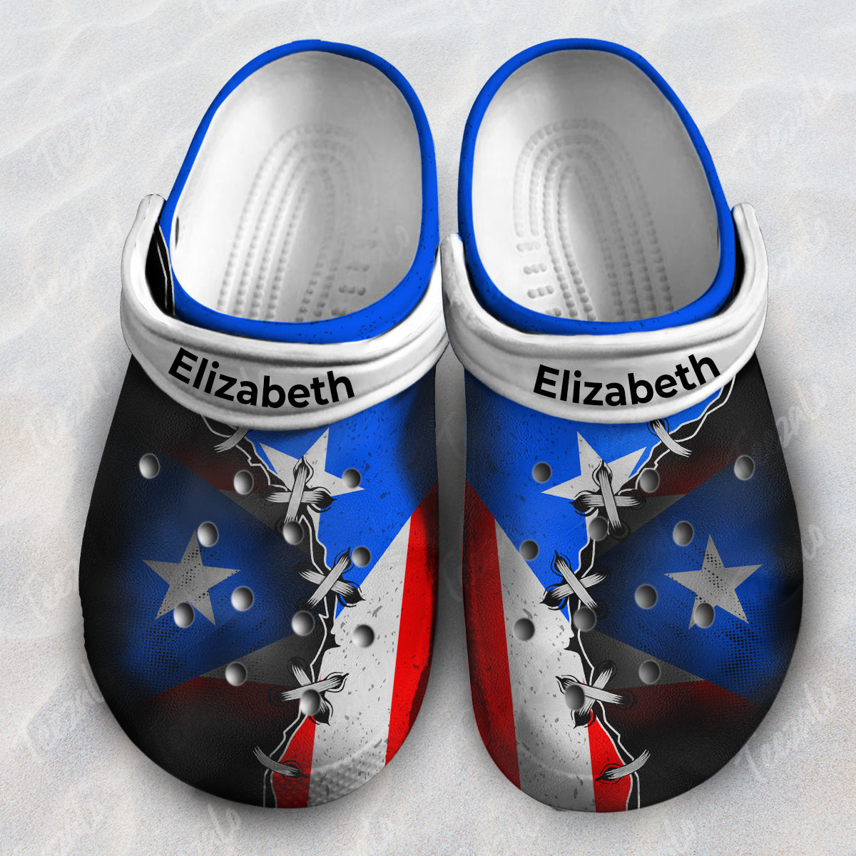 Pride Heritage Puerto Rico Flag Personalized Clogs Shoes Redditprint