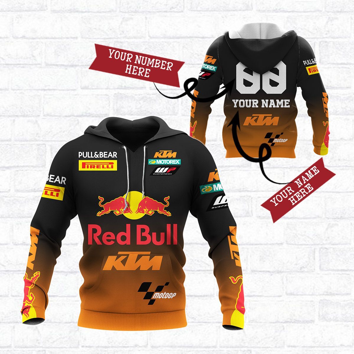 Custom 3D All Over Printed KTM Racing LPH HL Shirts Ver1