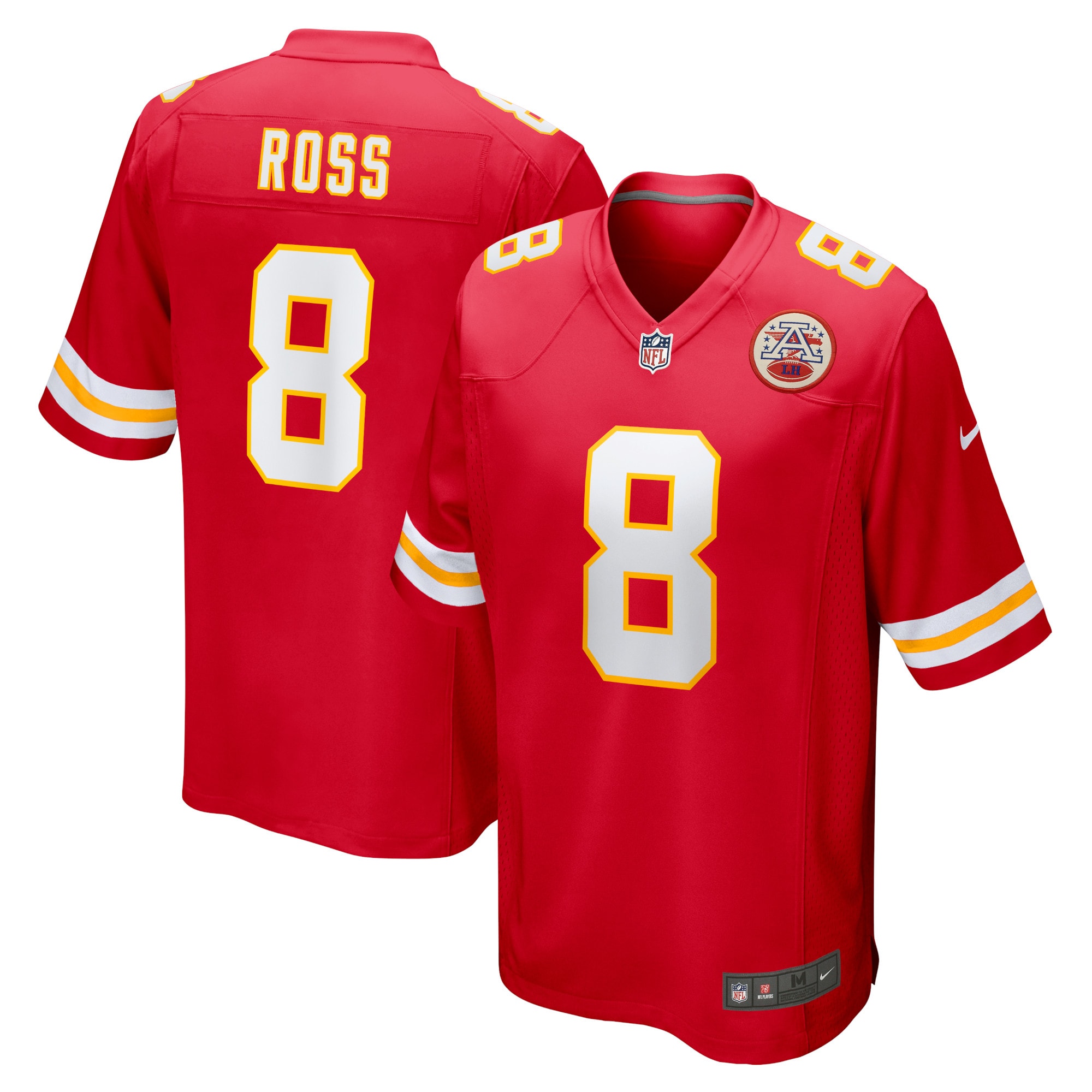 Men’s Kansas City Chiefs Justyn Ross Red Home Game Player Jersey