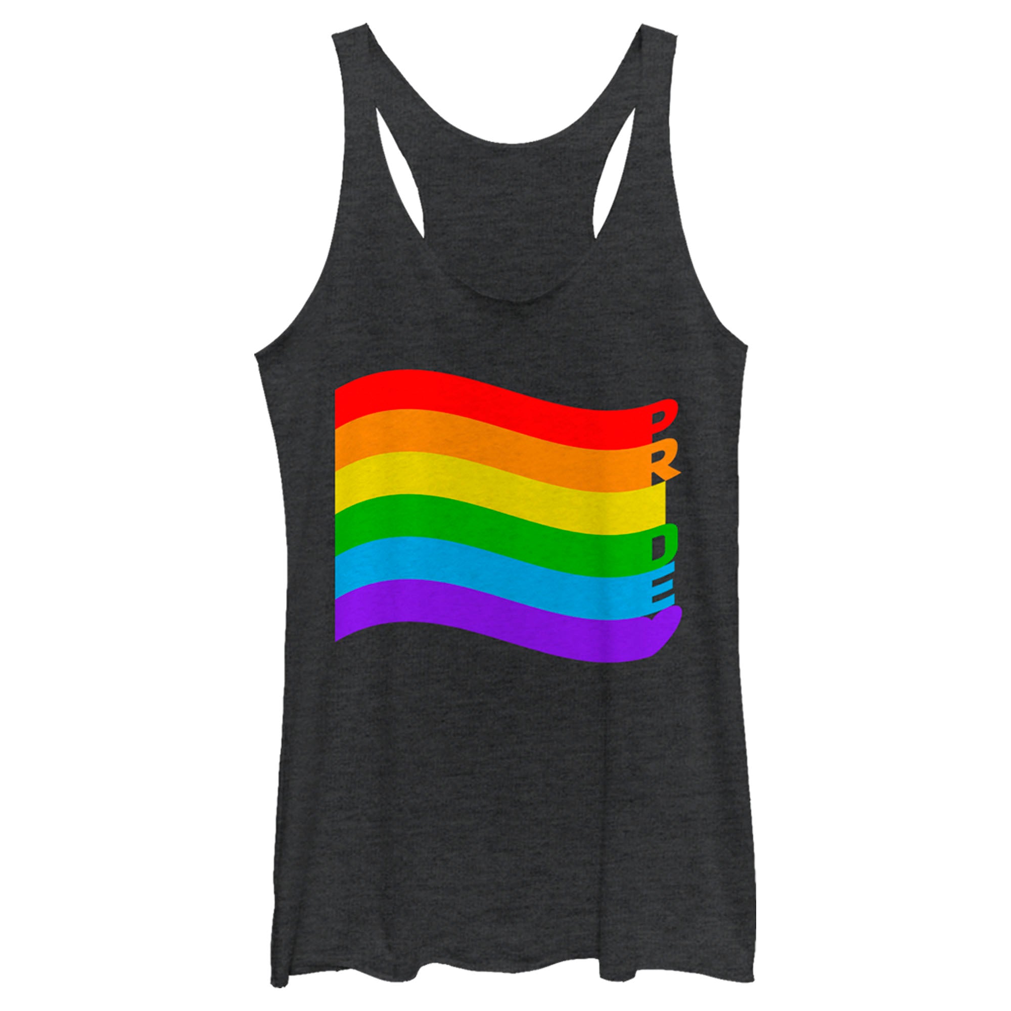 Women’S Lost Gods Pride Stripes Flag Racerback Tank Top