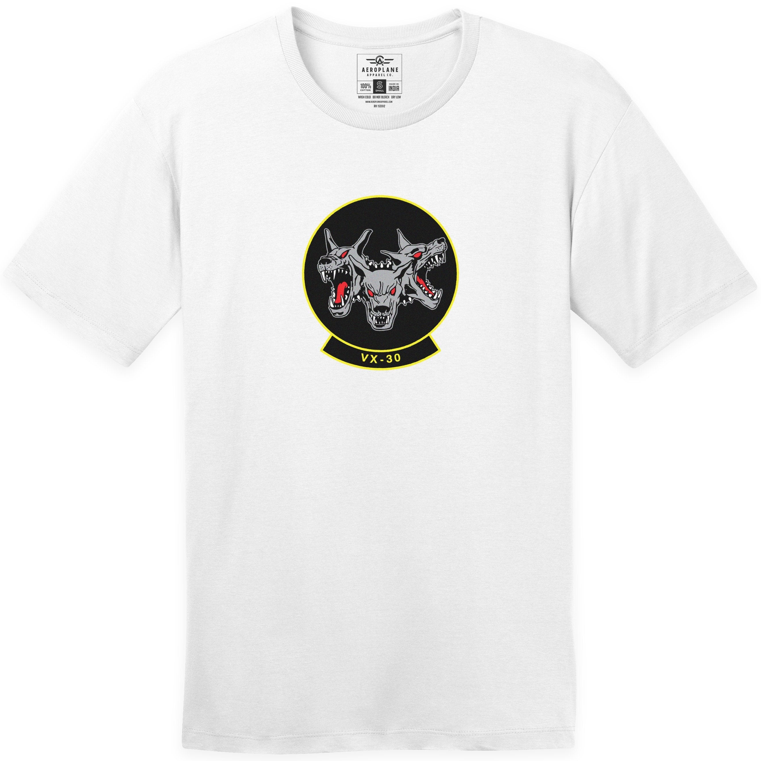 Air Test and Evaluation Squadron 30, “The Bloodhounds” Aeroplane Apparel Co. Men’s T-Shirt