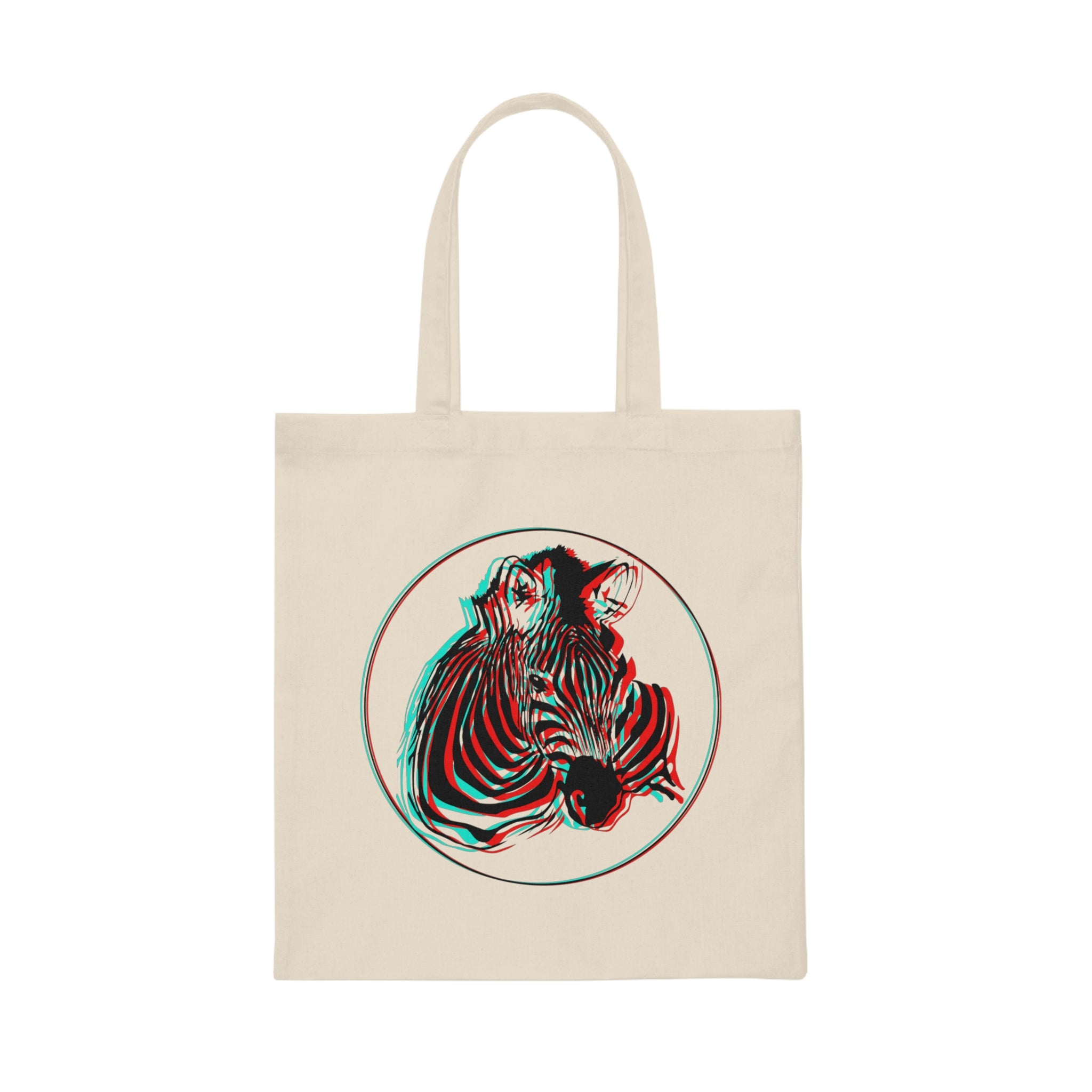 3D Zebra Shirt | Veterinarian Gift | Farm Tshirt | Funny Shirt | Gift For Her | Gift For Him Canvas Tote Bag