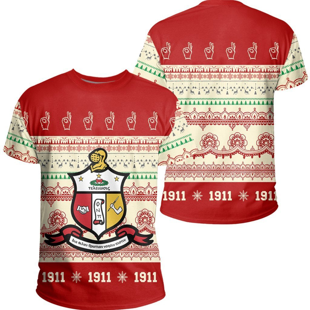 Greek Life T-Shirt – Kappa Alpha Psi Xmas Establish Year T-Shirt J09