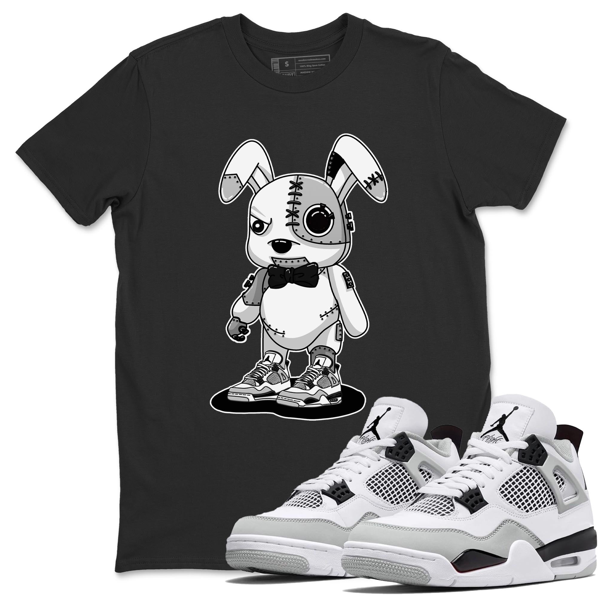 Cyborg Bunny T-Shirt – Air Jordan 4 Military Black