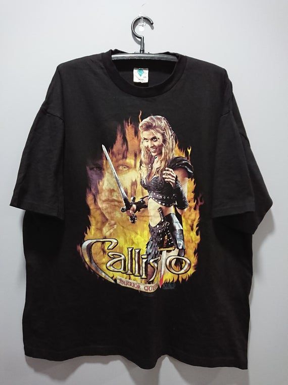 Vintage 1997 Xena The Warrior Princess Callisto Shirt Hudson Leick Sacrifice Television Series 90S 26 5 Excellent Condition Shirt