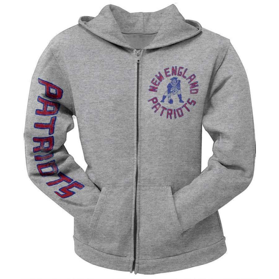 New England Patriots – Sunday Juniors Zip Hoodie