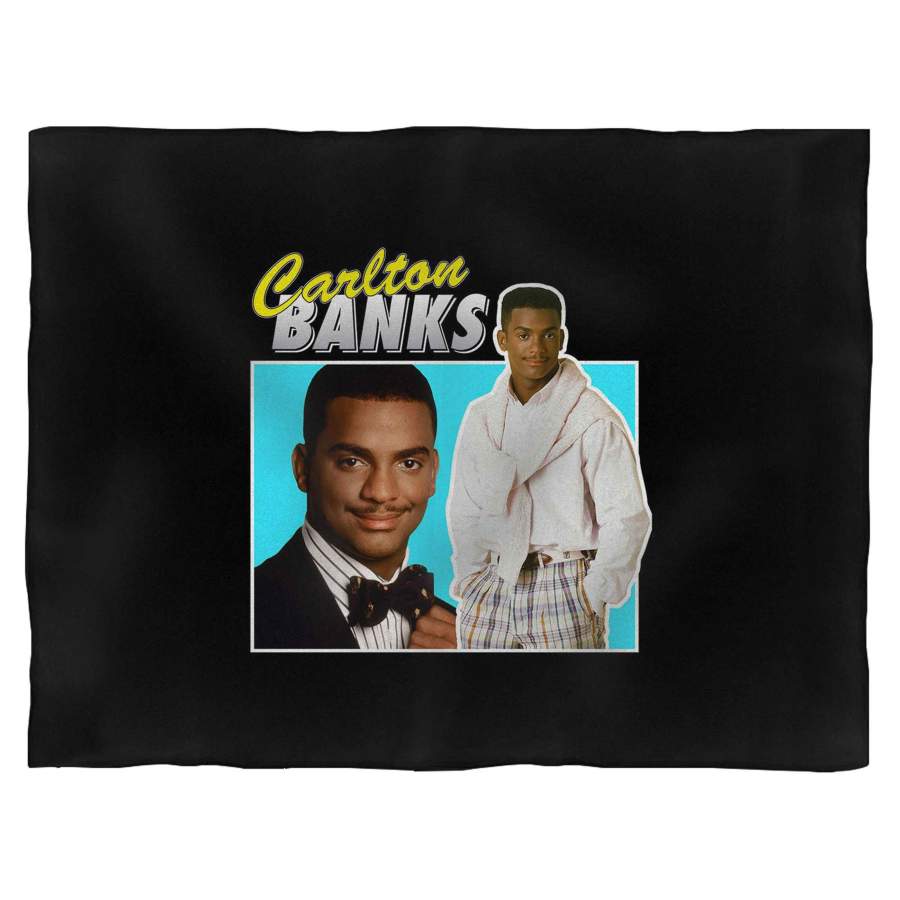 Carlton Banks Tribute Montage Fresh Prince Of Bel Air Blanket