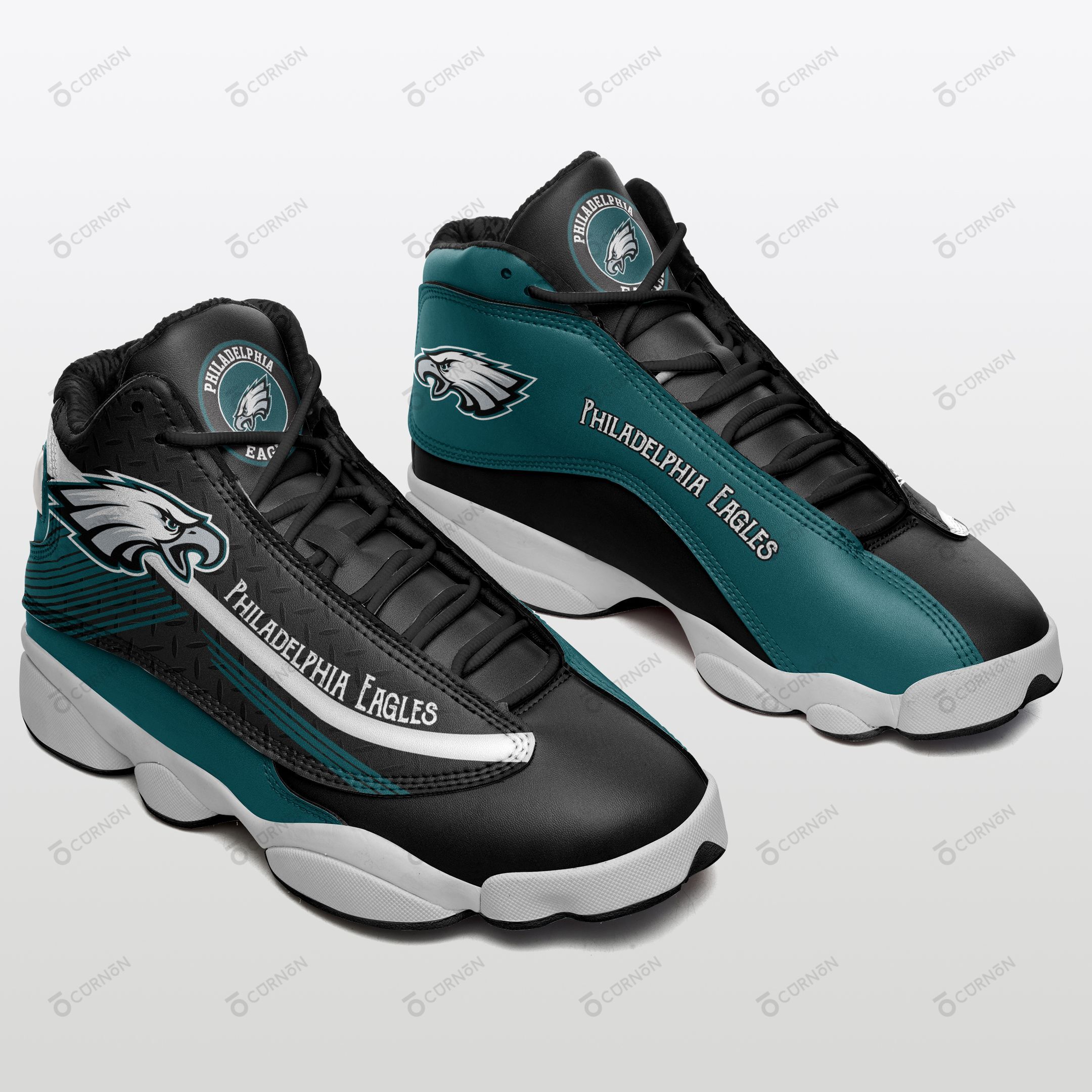 Philadelphia Eagles Air JD13 Sneakers 605