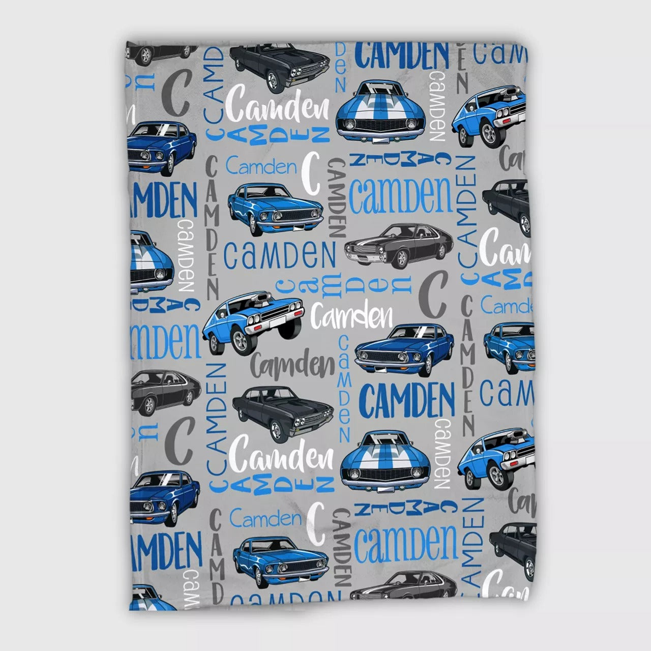 Customized With Name Baby Car Blanket Soft Cozy Car Print On Blanket For Him Her