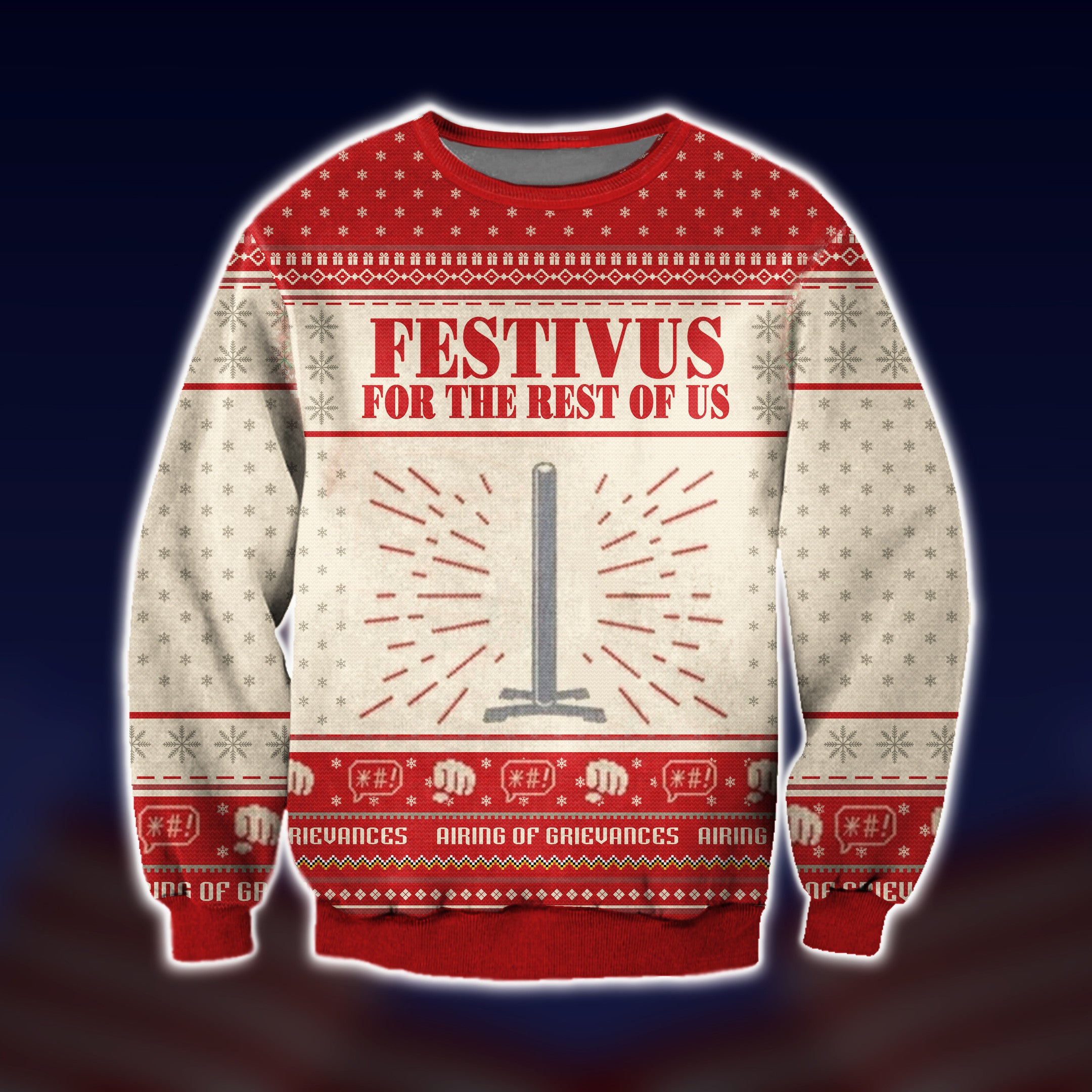 Seinfeld Festivus For The Rest Of Us Ugly Christmas Sweater T-Shirt