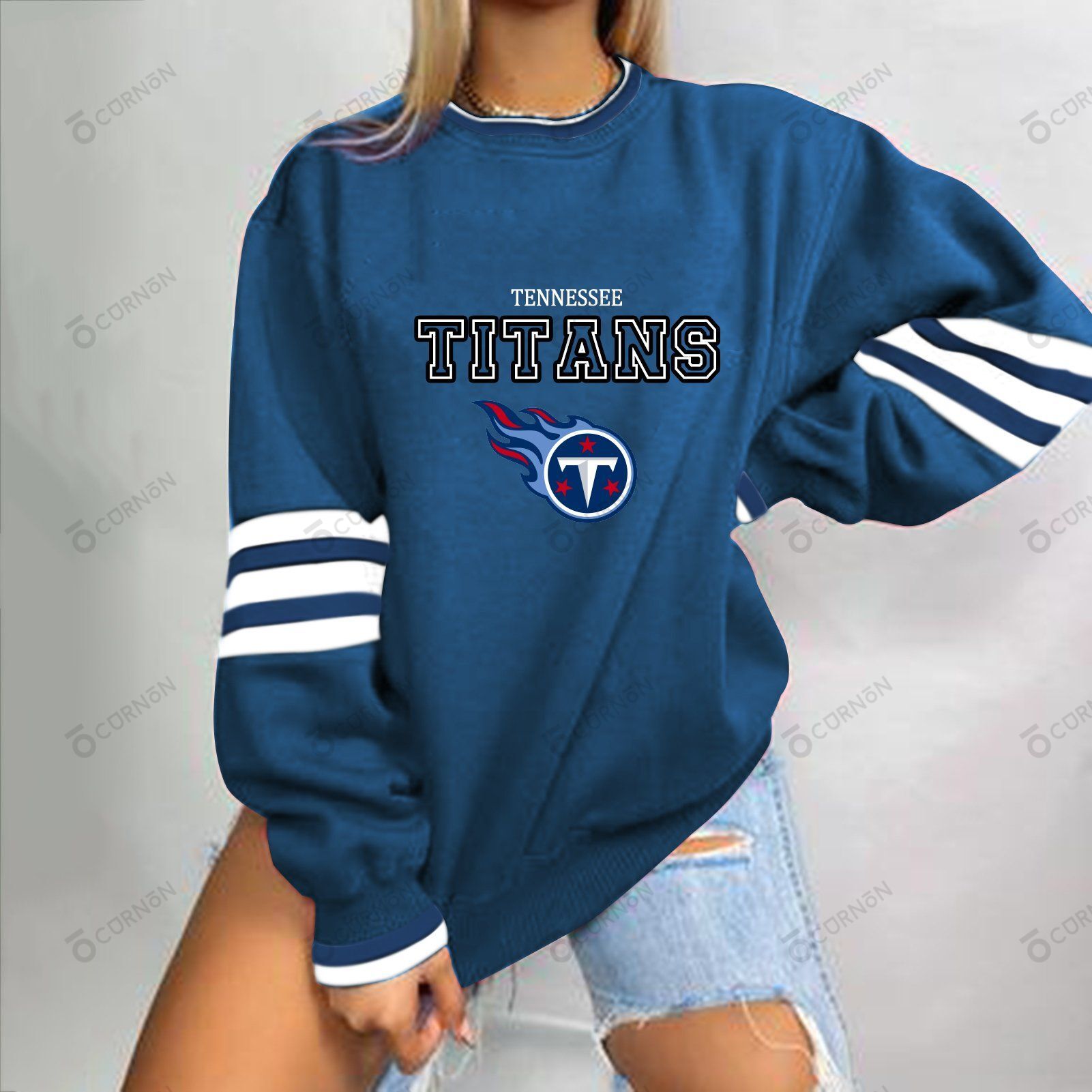 Tennessee Titans 3D Printed Sweater