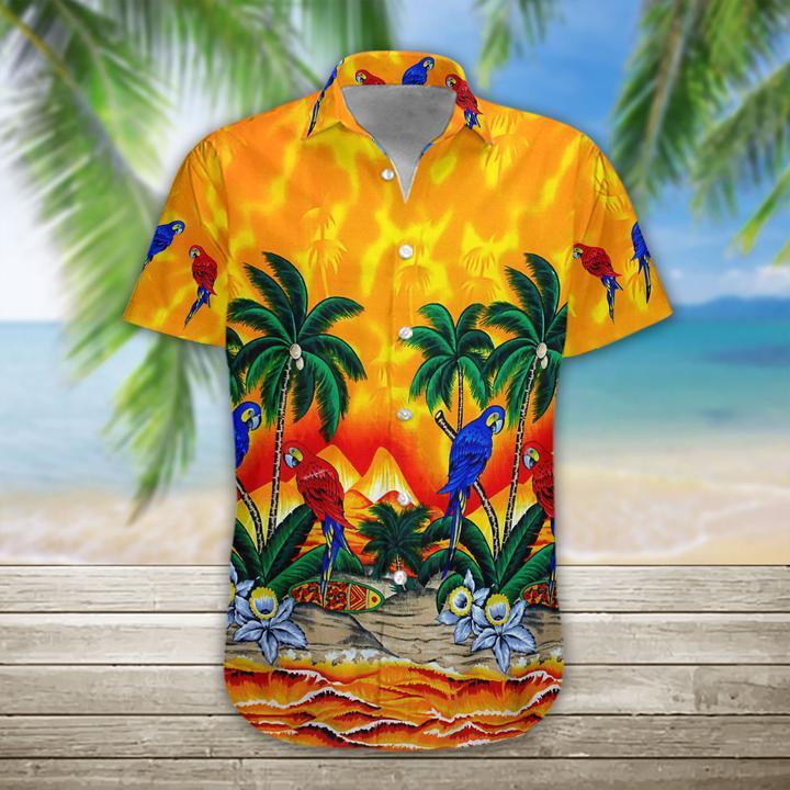 Parrot Hawaii Shirt Unisex Full Size Adult Colorful Ha63478