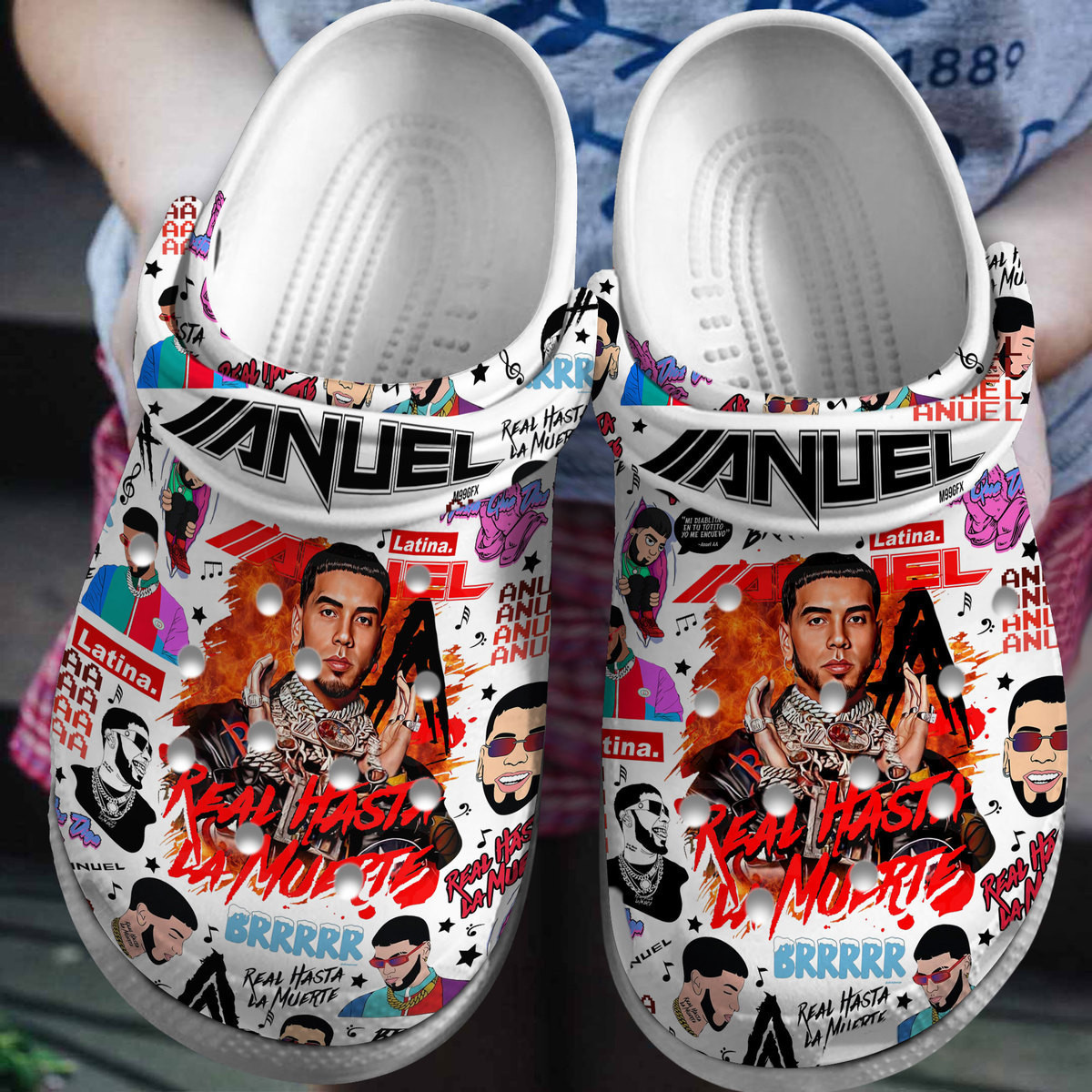 Anuel Real Hasta La Muerte Crocss Clogs For Men Women And Kid G2Ymdym2