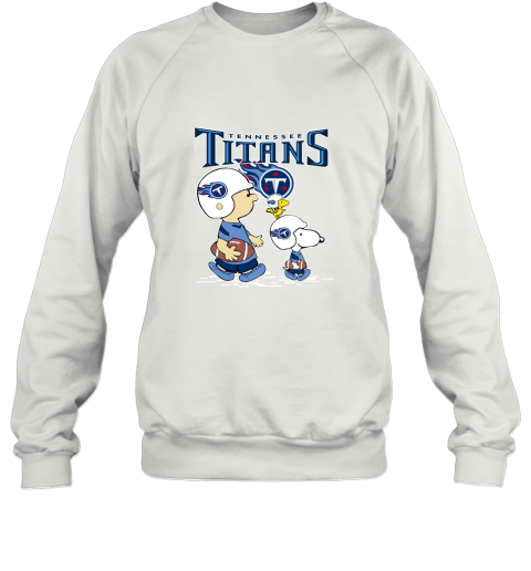 Tennessee Titans Let’S Play Football Together Snoopy 2D Sweatshirt