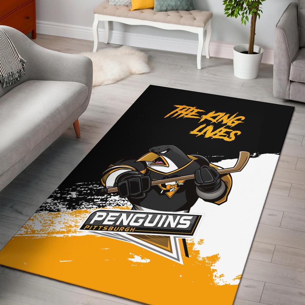 1stCanada Area Rug – Pittsburgh Penguins Hockey Special A31