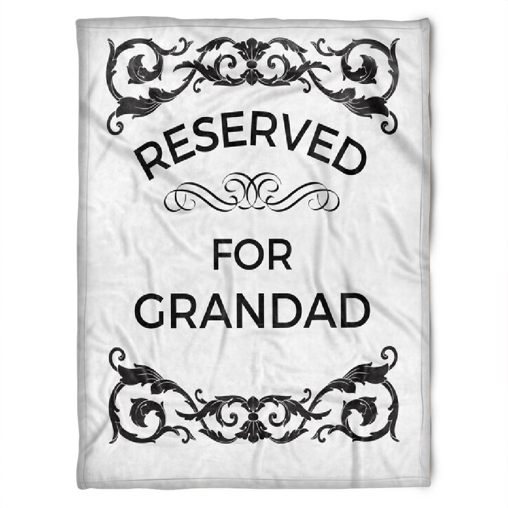 To My Grandpa Reserved For Grandpa Fleece Blanket Gift For Grandparents Gift From Granddaughter Gift For Grandson Home Decor Bedding Couch Sofa Soft And Comfy Cozy