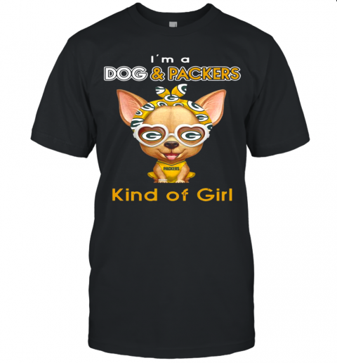 Im A Dog And Green Bay Packers Kind Of Girl Unisex Jersey Tee