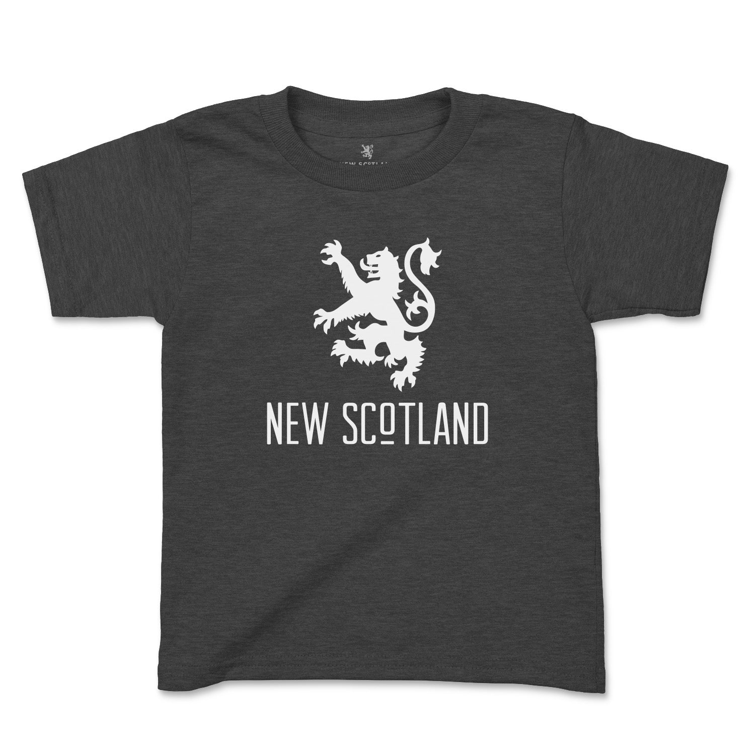 50/50 Organic Recycled Classic Lion Toddler T-Shirt In Heather Black