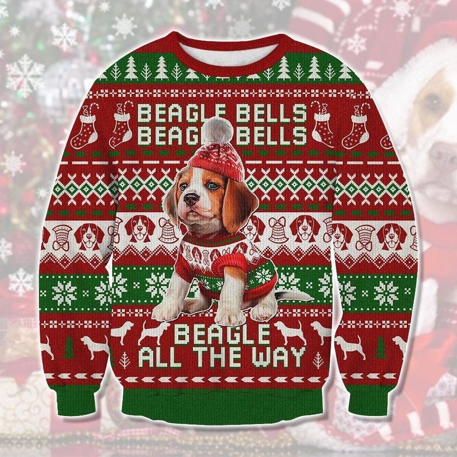 Beagle Christmas Ugly Sweater Tn161223