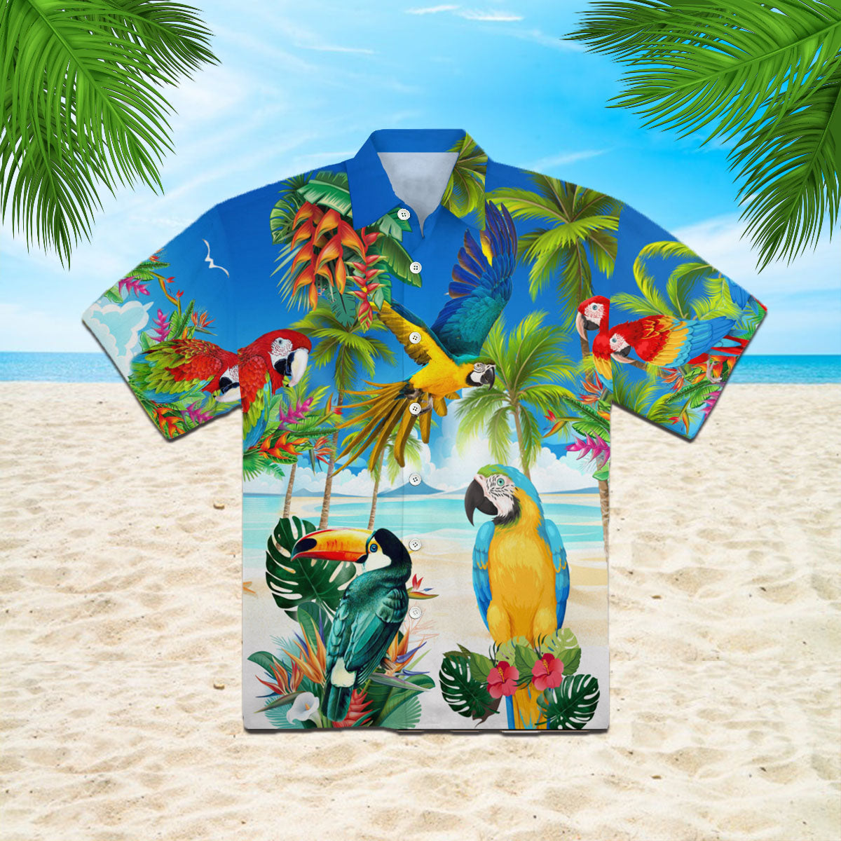 Oragontee Parrot Hawaii Shirt For Men Women Adult Ha49524