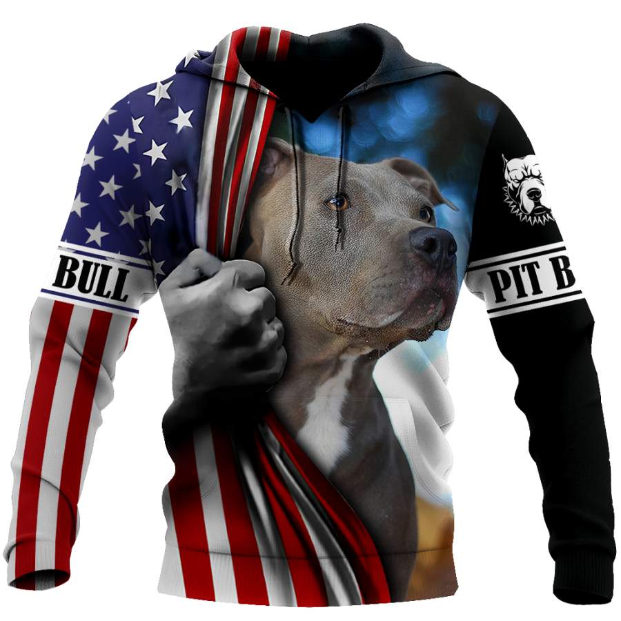 Save A Pit Bull Euthanize A Dog Fighter 3D All Over Print Hoodie DD09212003