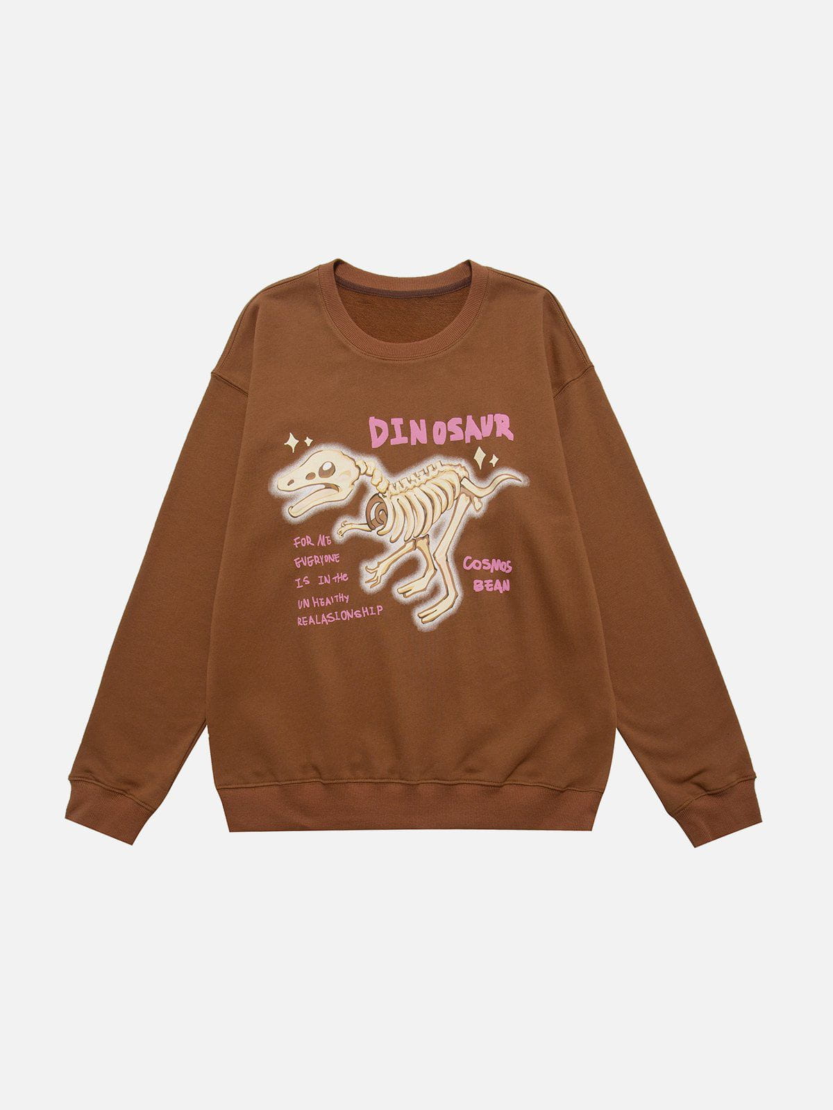 Talishko™ – Dinosaur Skeleton Print Sweatshirt