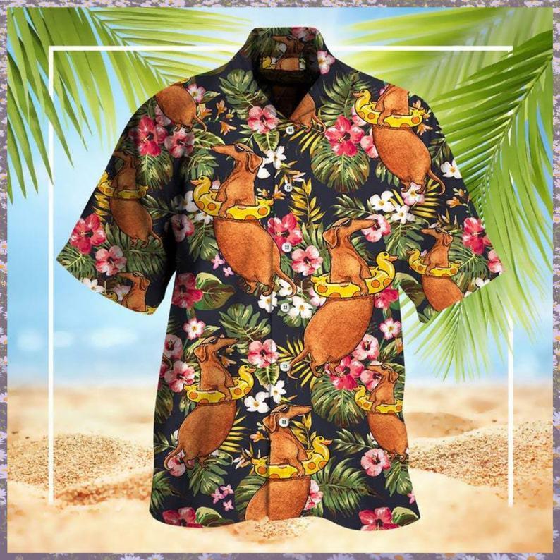 Fat Dachshund Aloha Hawaii Shirts For Men Women Ha99128