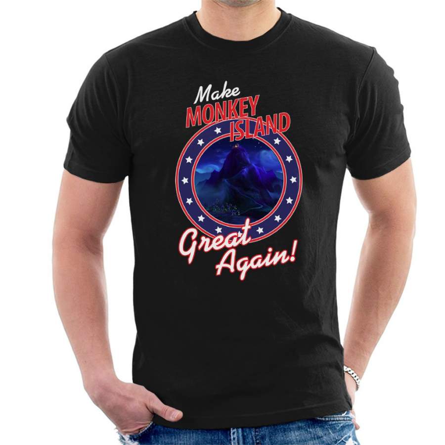 Make Monkey Island Great Again Men’s T-Shirt