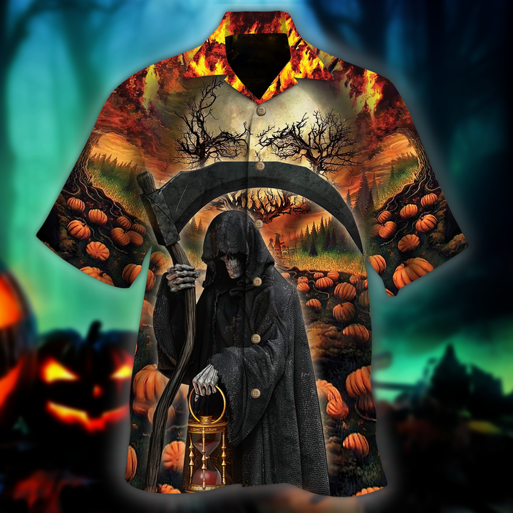 The Grim Reaper Halloween Hawaii Shirt For Men Women Ha18506