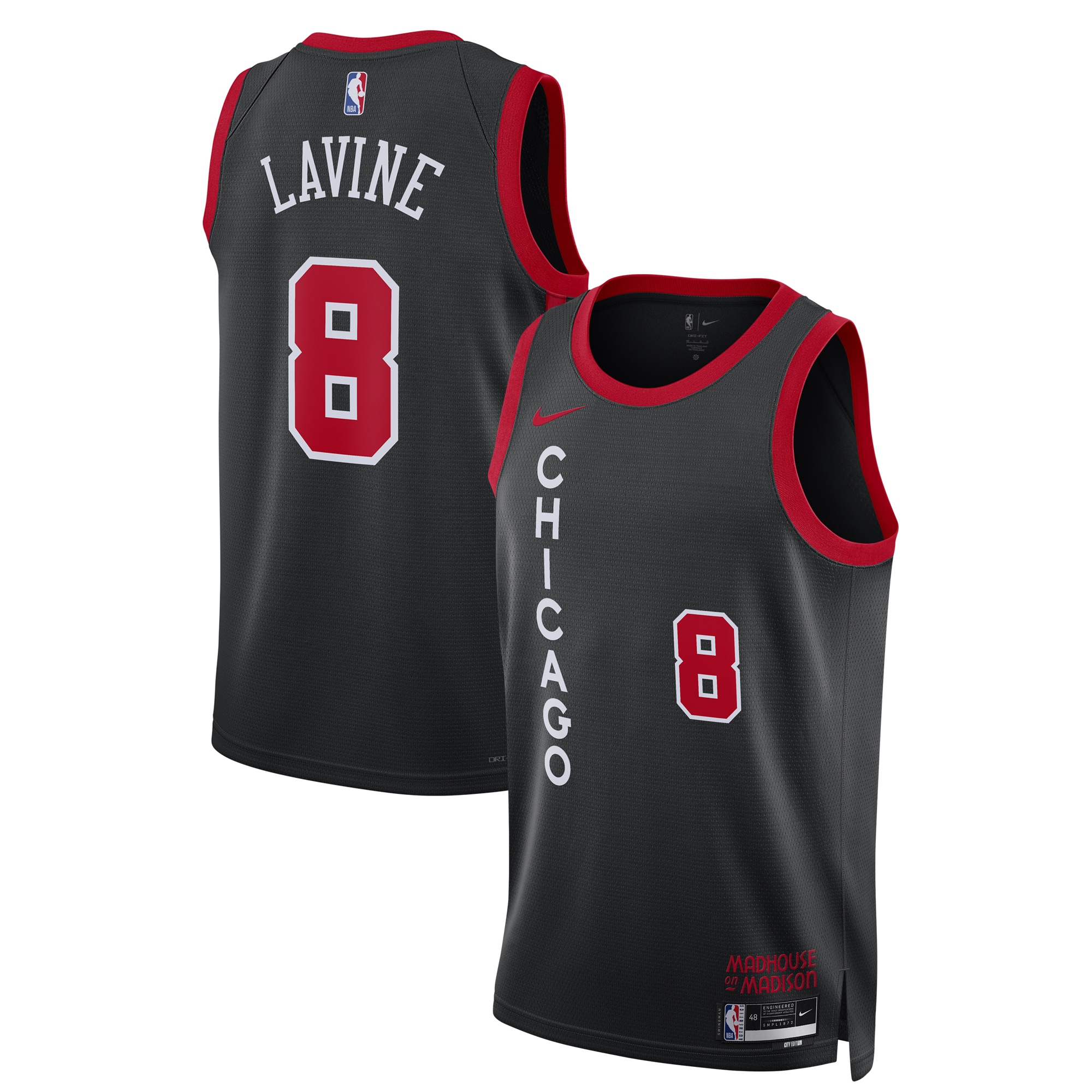 Zach LaVine Chicago Bulls Unisex 2023/24 Swingman Jersey – Black – City Edition