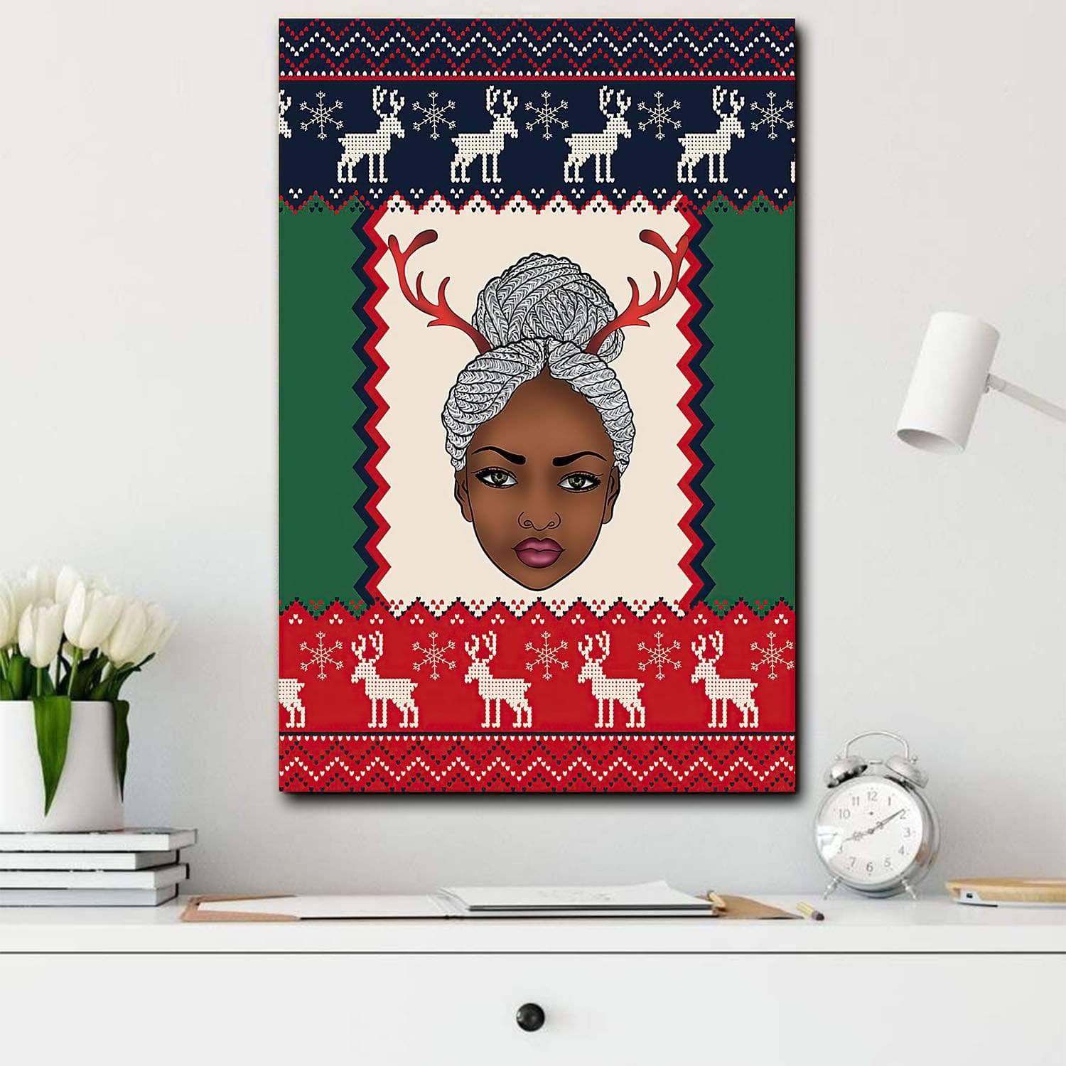 Vintage Africa Posters Black Christmas Girl Living Room Bedroom Bathroom Home Decoration