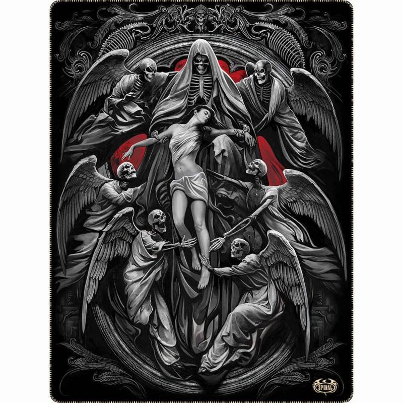 REAPER'S DOOR - Fleece Blanket with Double Sided Print