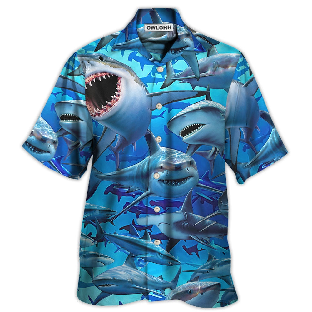 Shark Awesome Love It Love Ocean Shark – Hawaiian Shirt  – Owl Ohh