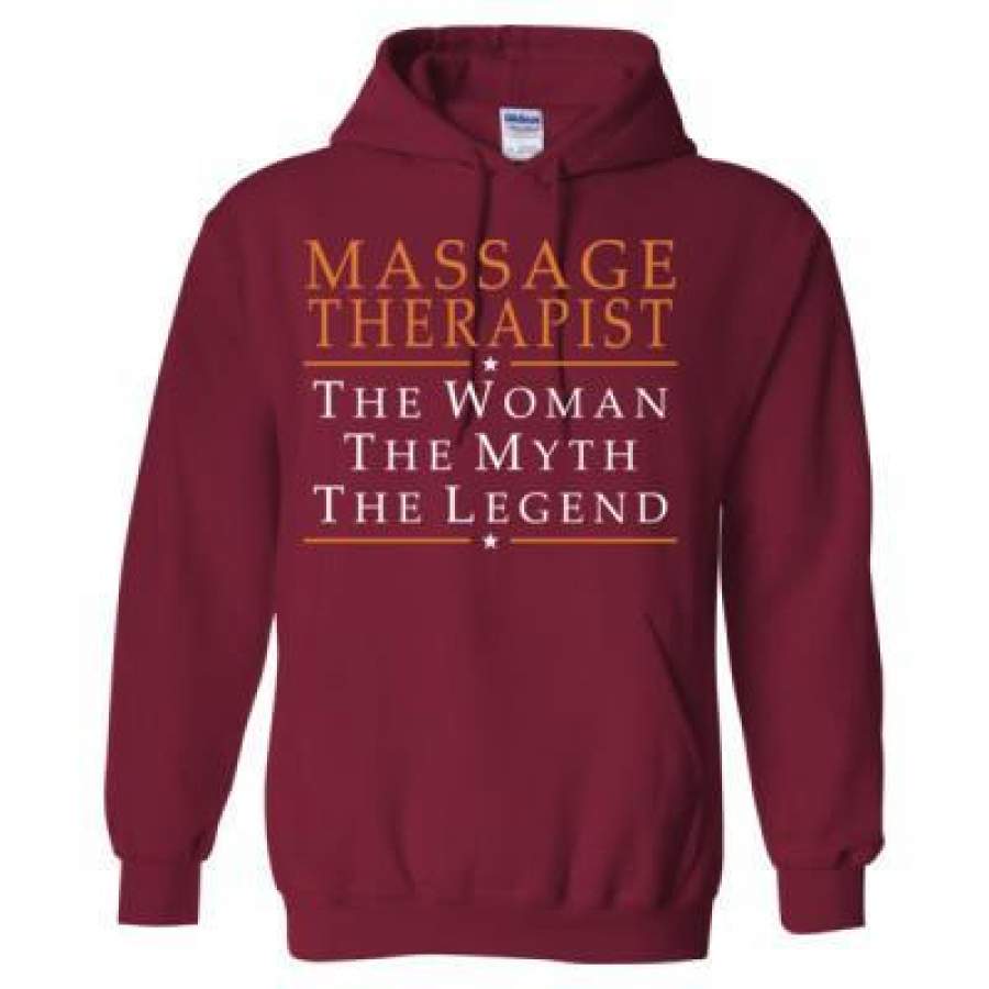 AGR Massage Therapist The Woman The Myth The Legend – Heavy Blend™ Hooded Sweatshirt