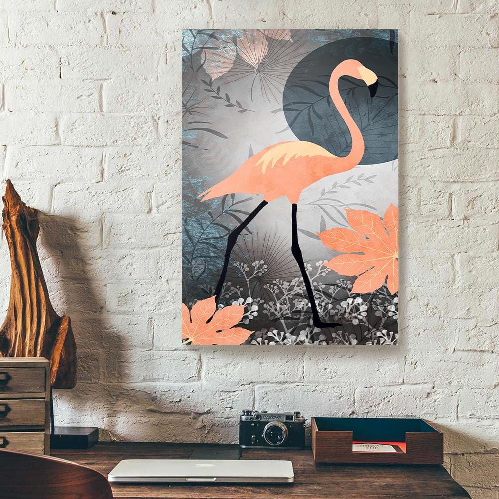 Canvas Prints Flamingo Art Full Printing Animal Wall Art Canvas Wall Art Home Decoration