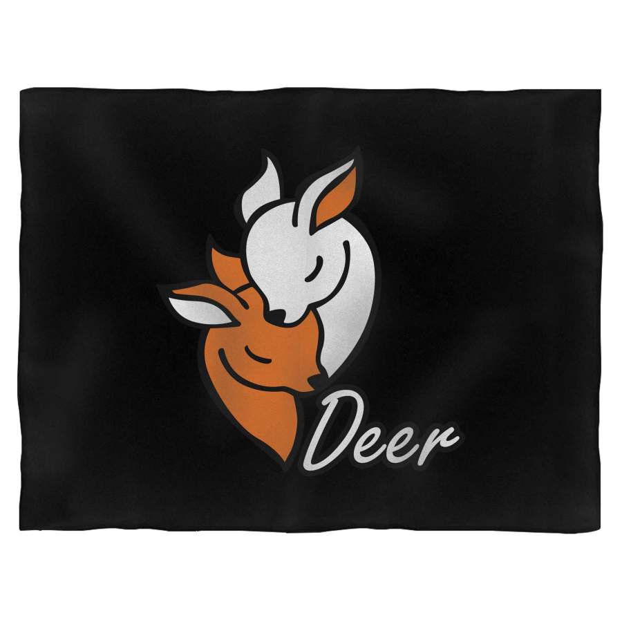 Animal T Deer Blanket