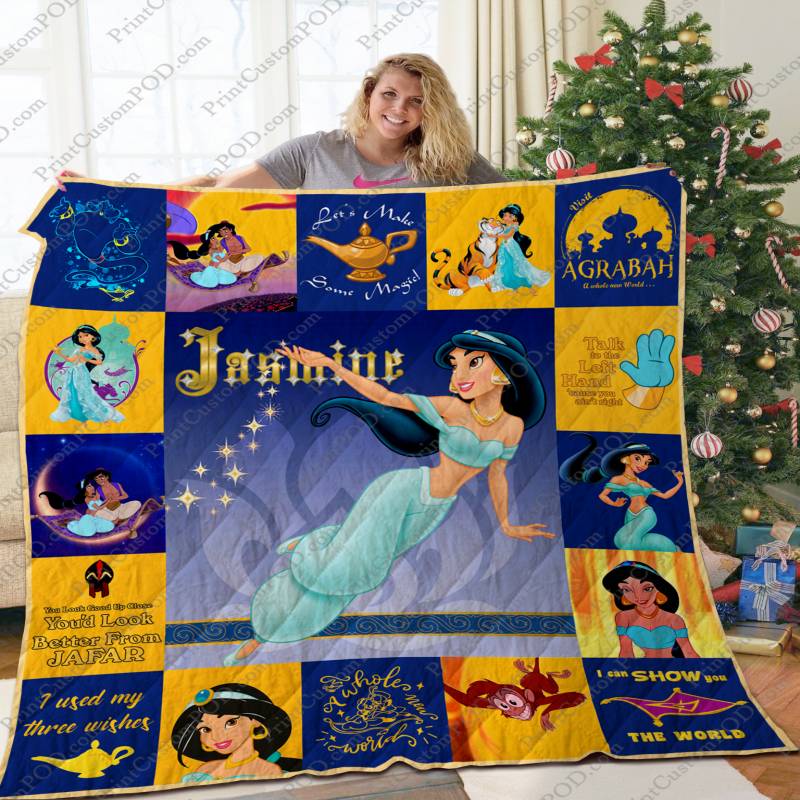 [TA] – Princess Jasmine (Aladdin) Quilt Blanket