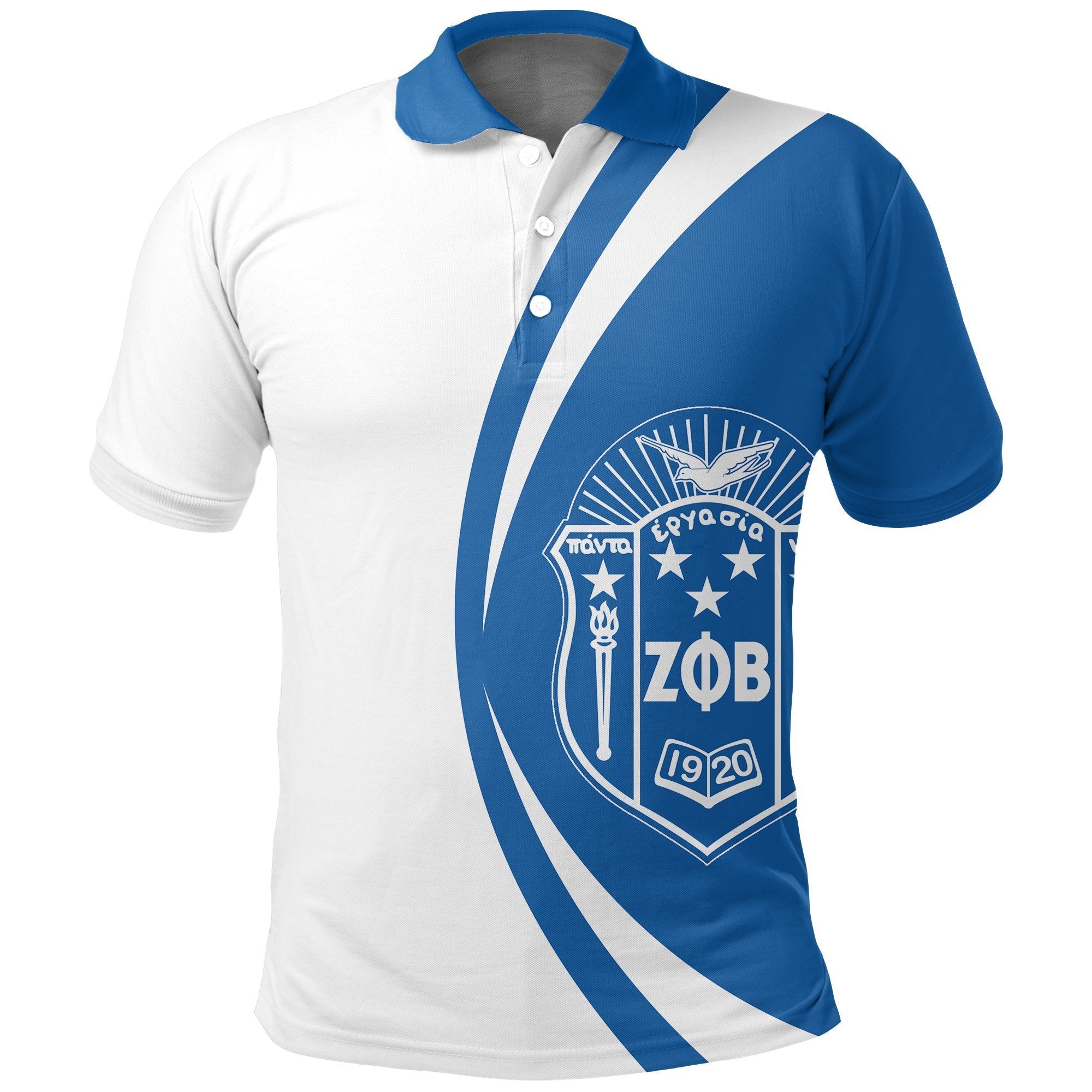 Sorority Polo – Zeta Phi Beta Big Logo Polo Shirt