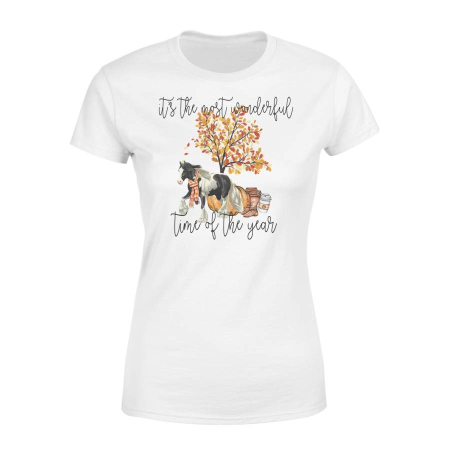 Fall season Gypsy Vanner women T shirt design – IPH706