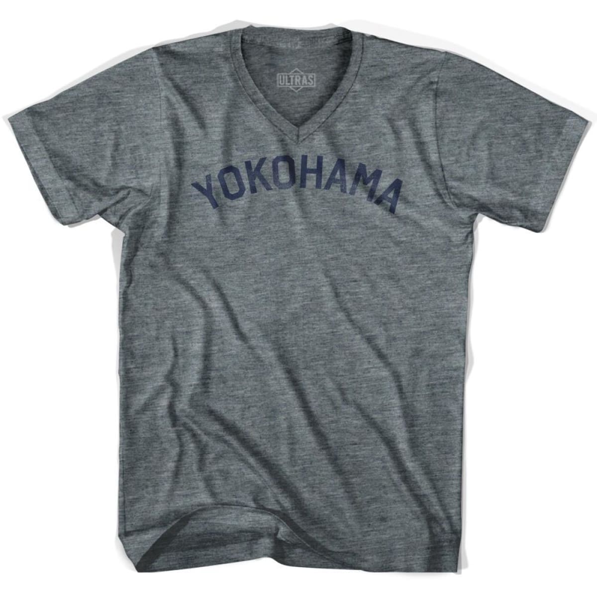 Yokohama Vintage Adult Tri-Blend V-neck Junior Cut Womens T-shirt