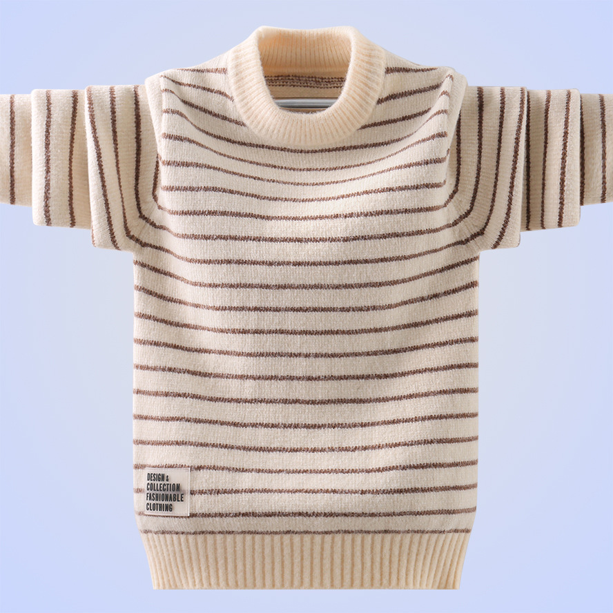 Children’s Sweater Fashion Cotton Clothing Keep Warm Winter O-Neck Sweater Boys Pullover Knitting Sweater 6-14Y alx