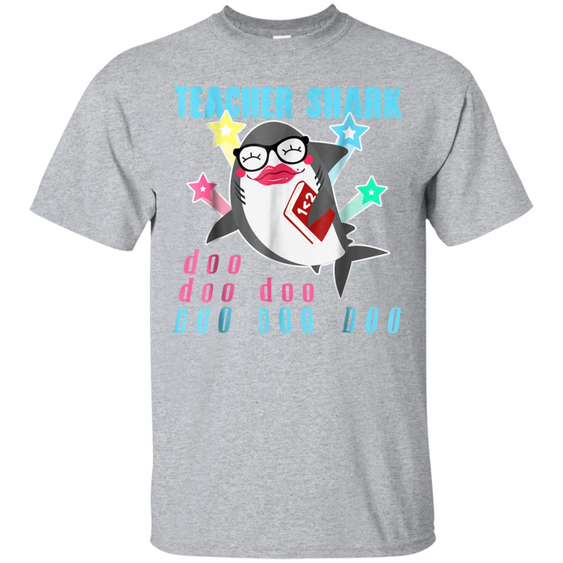 Teacher Shark Math Doo Doo Doo Doo T-Shirt Teachers Day