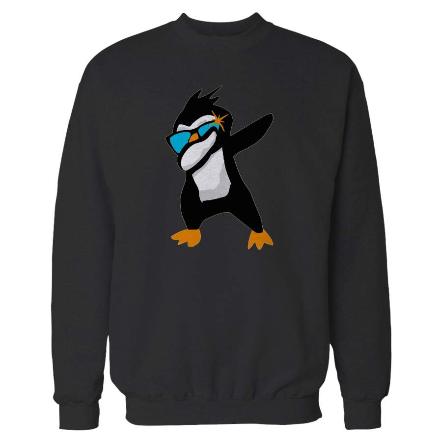 Rainbow Penguin Penguin Party Dabbing Penguin Sweatshirt