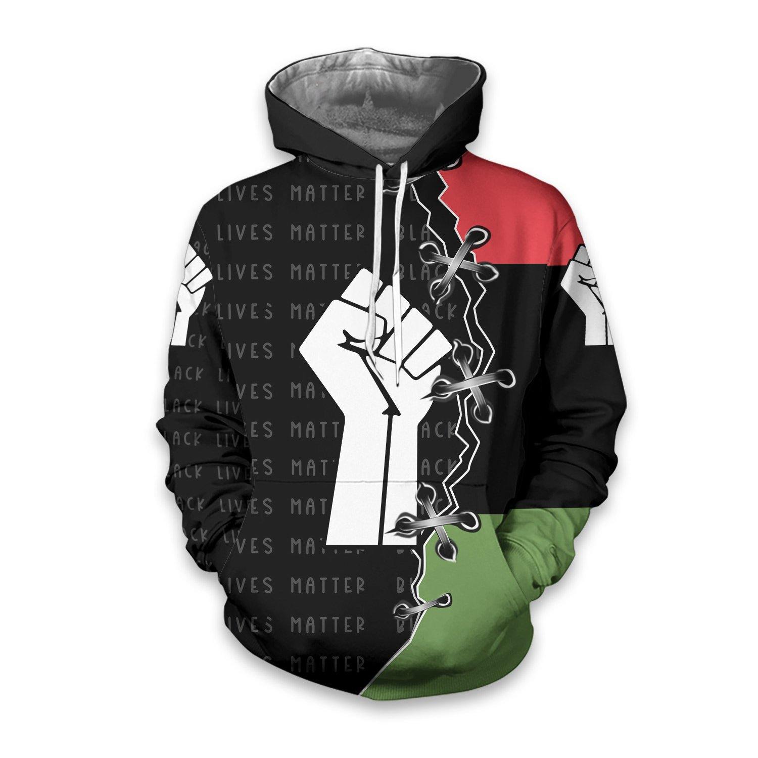 Black Lives Matter 2 Aop Hoodie