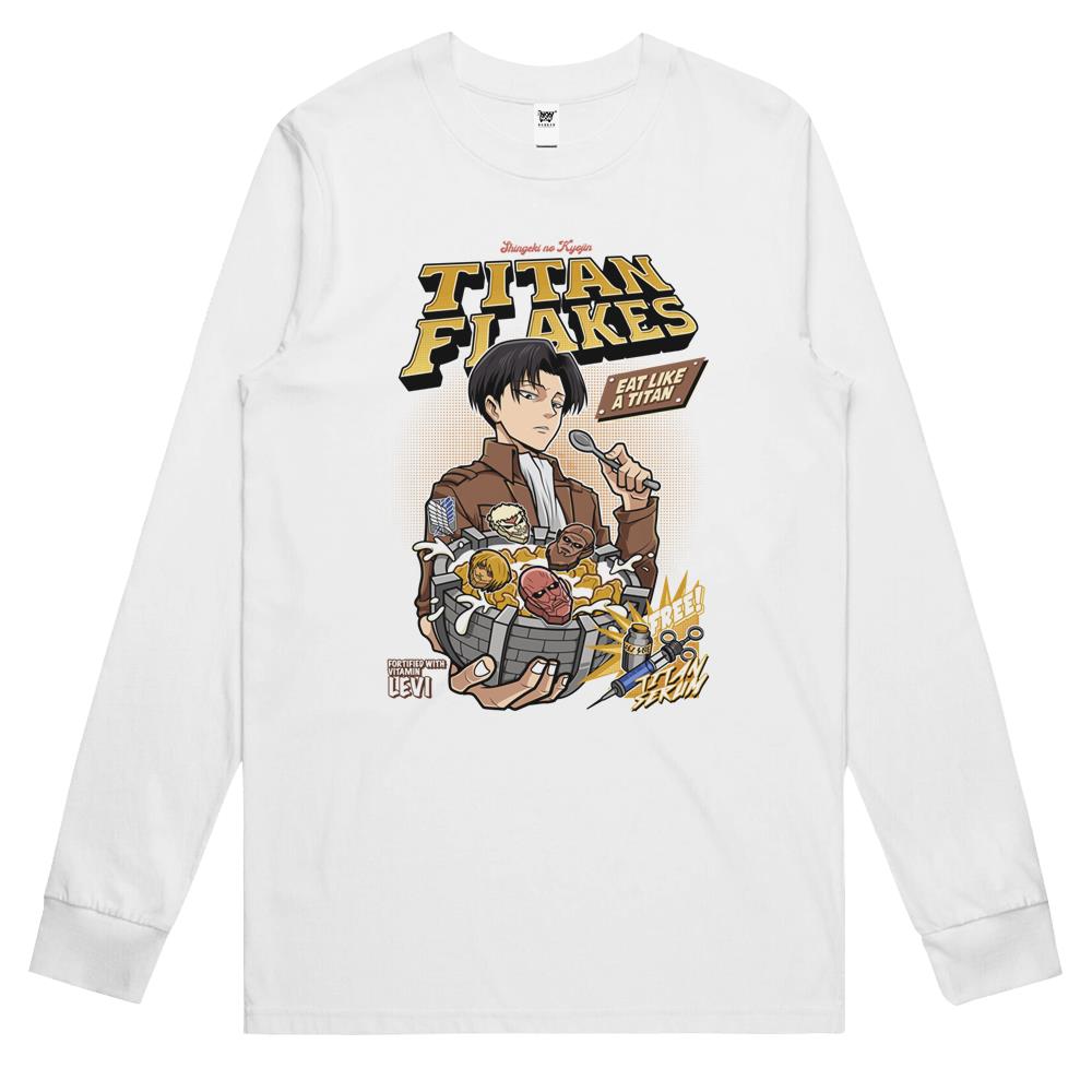 Titan Flakes Long Sleeve T Shirts