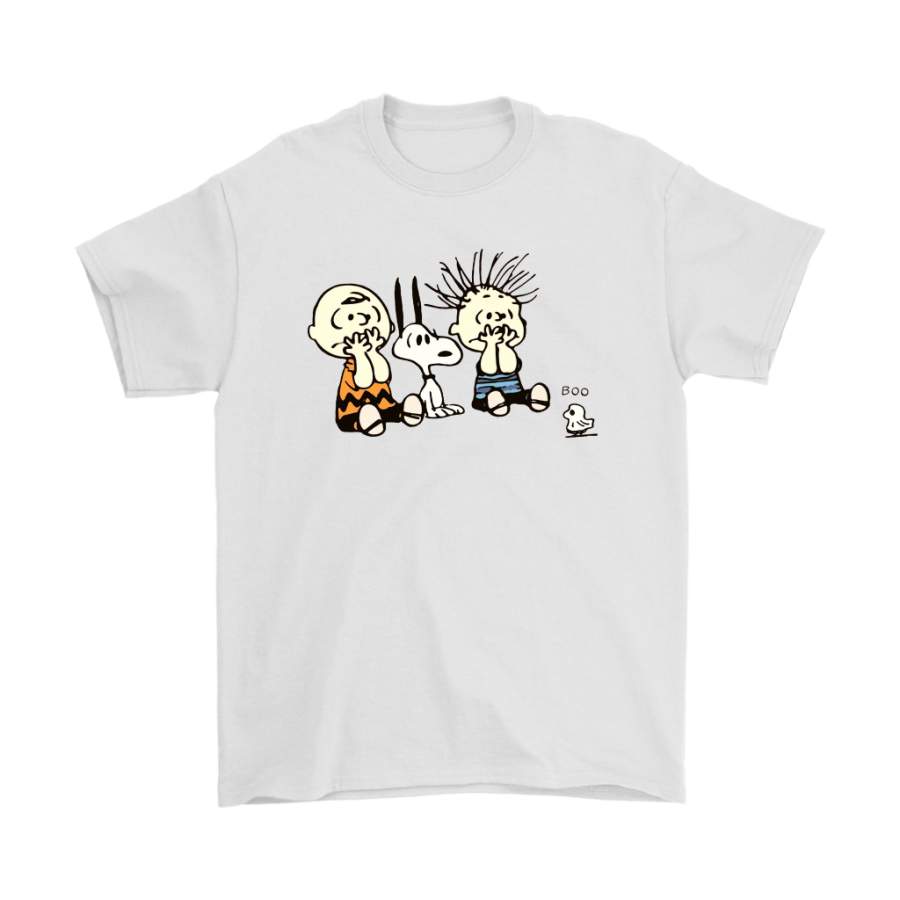 Small Ghost Woodstock Scare Charlie And Snoopy Halloween Shirts ...