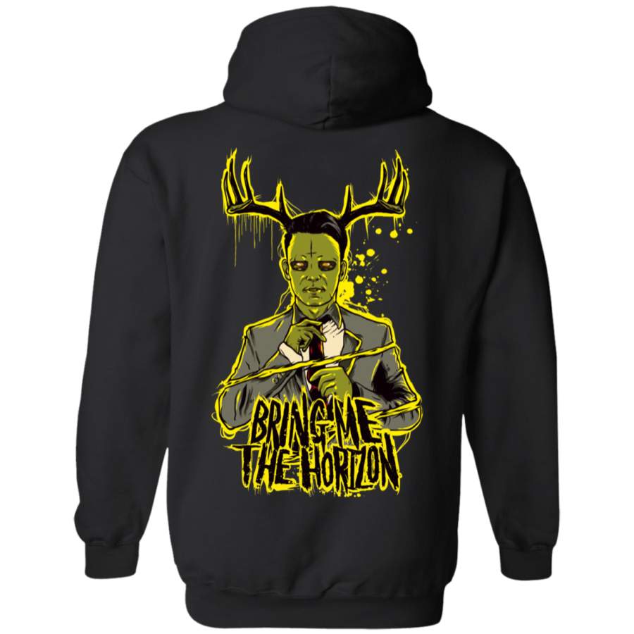 Bring me the Horizon Oliver Sykes Artwork Back print Pullover Hoodie