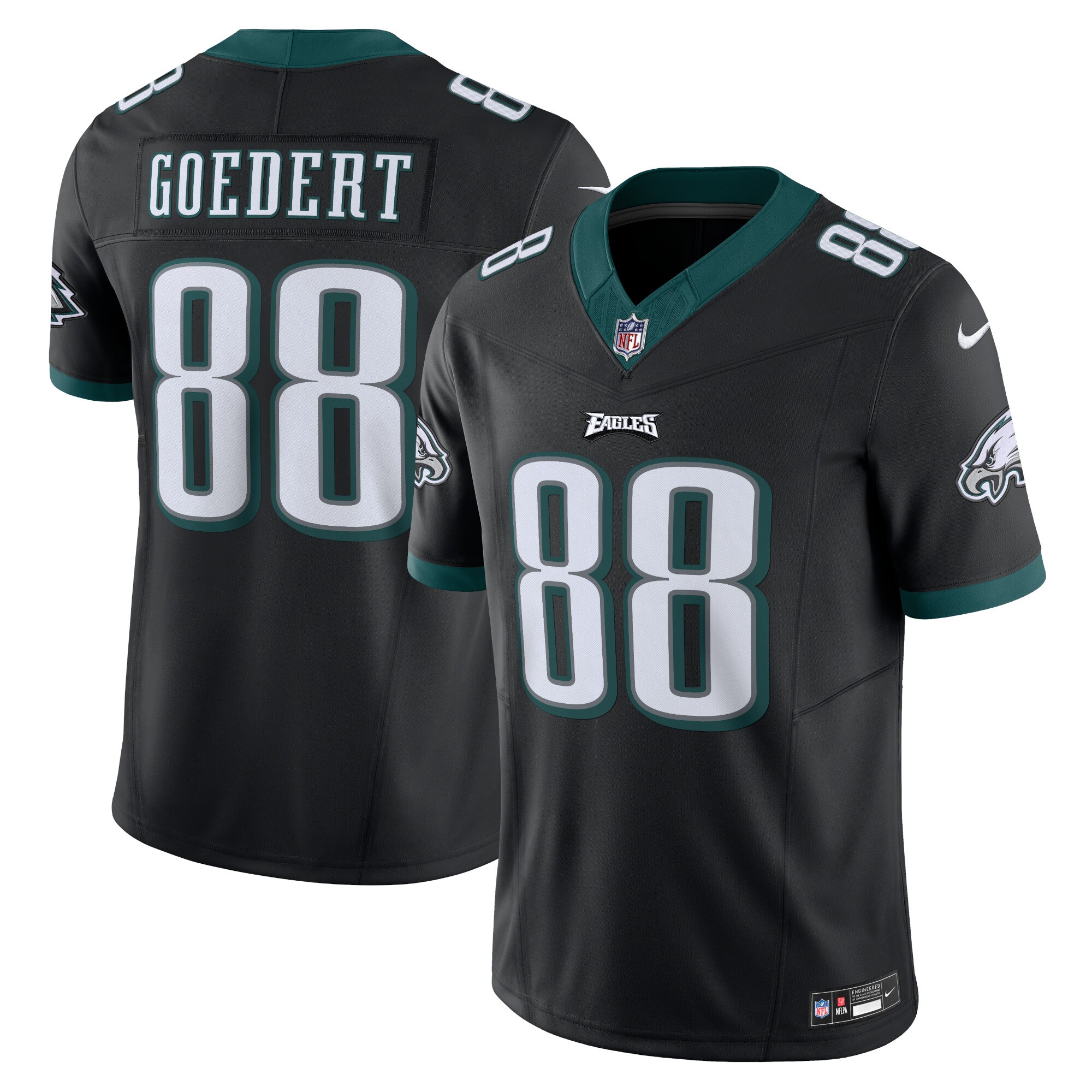 Men’s Philadelphia Eagles Dallas Goedert Black Vapor F.U.S.E. Limited Jersey