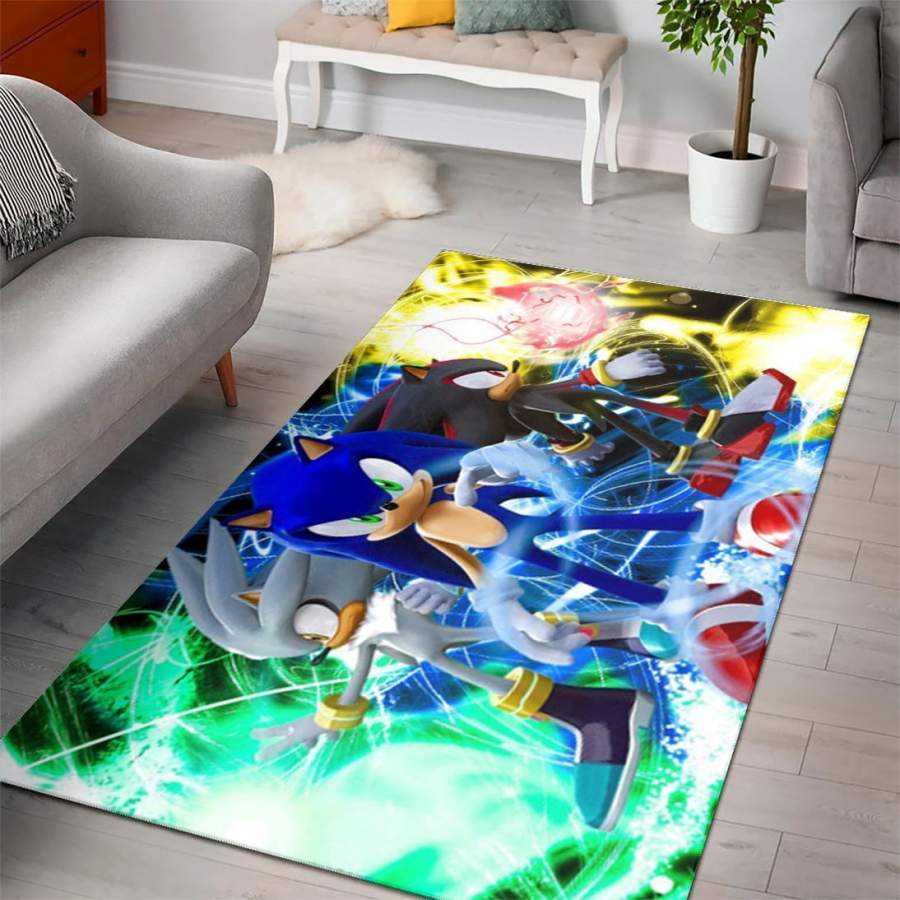 Sonic The Hedgehog FN200222 Gaming Area Rug – Floor Decor The US Decor