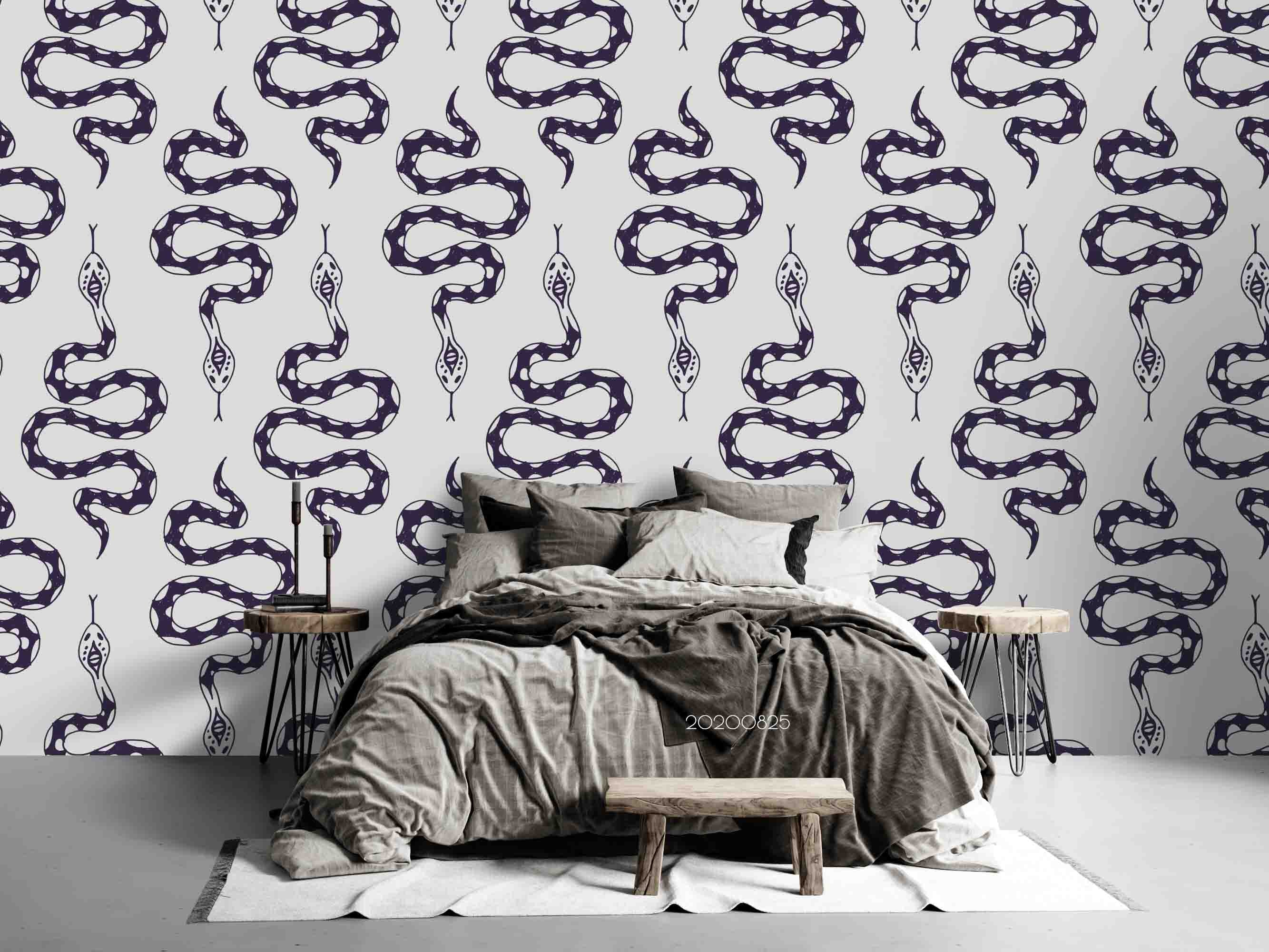 3D Animal Snake Wall Mural Wallpaper 134 Lqh